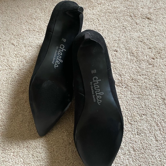 Black suede ankle boots - Picture 4 of 5